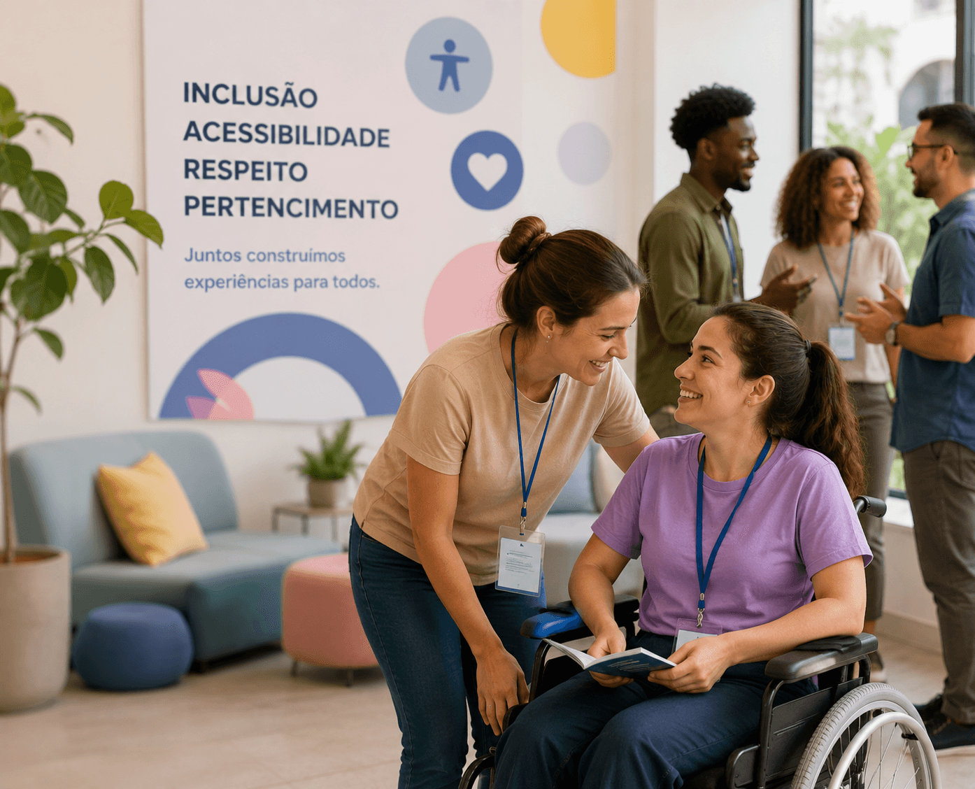 Inclusão e acessibilidade em eventos